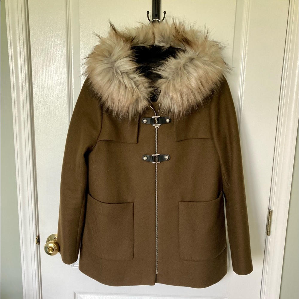 Zara brown coat